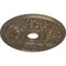 Ekena Millwork Acanthus Twist Medallion (Canopies up to 8 3/8"), 23 5/8"OD x 4 5/8"ID x 1 7/8"P, Warm Silver CM23ACWSS - alternate 4